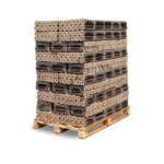 Heizfuxx PiniKay Quadro Hartholzbriketts – 960 kg Palette (96 × 10 kg) – Hochverdichtete Vierkant-Briketts für Kamin & Ofen – Bild 3