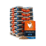 Heizfuxx Holzpellets Blue – 975 kg Palette (65 x 15 kg) – Hochwertige Holzpellets für Pelletöfen, ENplus A1