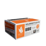Heizfuxx Nestro Hartholz M Briketts – 972 kg Palette (81 x 12 kg Kartons) – Premium-Holzbriketts für Kamin & Ofen – Bild 3