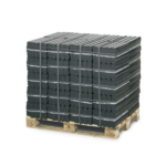 Rekord Braunkohlebriketts – 1000 kg Palette (40 × 25 kg Gebinde) – Lang brennende Ofen- und Kaminbriketts – Bild 3